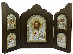 Триптих Спаситель с Богородицами